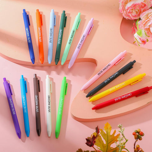45 Pcs Inspirational Ballpoint Pens Bulk Back To School Pen You're Awesome Gift Motivational Appreciation Gift Pen for Teacher Student School Offi...