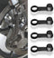 4PCS Brake Bleeder Rubber Caps, Rubber Dust Cover Dust Screw Cap, Universal Brake Bleeder Screw Caps, Automotive Brake Bleeder Screw Cap Replaceme...