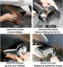 Dsycar Universal Stainless Steel 1.5" - 2.25" Inlet Exhaust Tips, Fit Pipes Diameter 1.5-2.25 inch, Adjustable Car Decoration Chrome-Plated Finish...