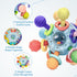 Accevo Baby Teething Toys Silicone Baby Teether Toys for 6-12 Months Chew Toys for Sucking Needs, Baby Teether for Soothing Sore Gum Montessori To...