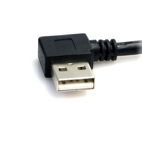 StarTech.com 91cm (3 ft.) / 91cm A Right Angle to B Right Angle USB Cable - 0.91m Right Angle USB 2.0 - 1x USB A 1x USB B - Black (USB2HAB2RA3)...