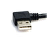 StarTech.com 91cm (3 ft.) / 91cm A Right Angle to B Right Angle USB Cable - 0.91m Right Angle USB 2.0 - 1x USB A 1x USB B - Black (USB2HAB2RA3)...