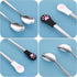 Sibba Dog Cat Spoon 2 Pcs Food Can Spoon Cute Claw Scoop Stainless Steel Spoon Portable Scoop Silver Espresso Little Scoop Fit Feed Canned, Mug, S...