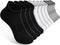 12 Pairs Men's Low Cut Athletic Socks Casual Running Socks Breathable Men Work Socks for Sport Hiking Running (Stylish Style)...