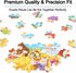 LELEMON Puzzles for Kids Ages 4-8,60 Piece Puzzles for Kids Ages 4-6,Children Jigsaw Puzzles Kids Puzzles in a Metal Box,Educational Learning Puzz...