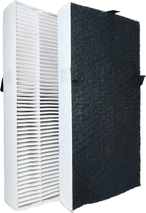 Nispira U Filter HRF201B Replacement 2-in-1 HEPA Activated Carbon For Honeywell Febreze Air Purifier FRF102B FRF101B | FHT190 FHT180 FHT170 HHT270...