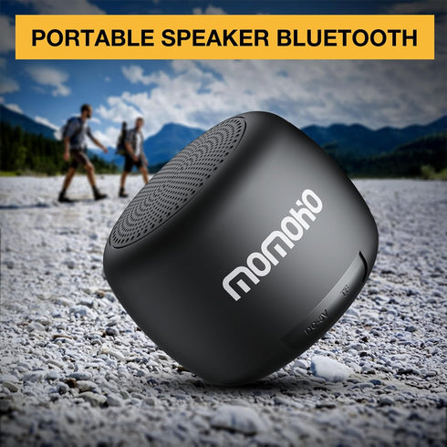 Portable Bluetooth Speaker Wireless, Loud Bluetooth Speaker, 15 Hours of Continuous Play, with TF Card Slot, Built-in Mic (Large-Round, Green)...