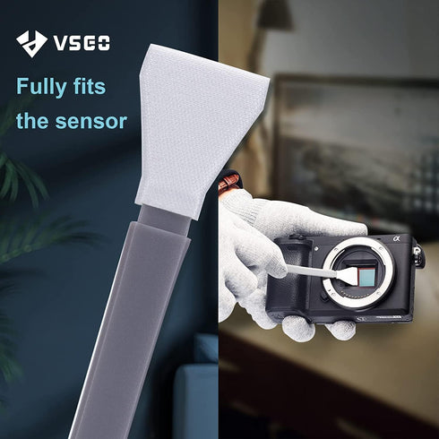 VSGO VS-S02-E APS-C Digital Camera Sensor Cleaning Kit Clean Swab × 10 with Sensor Cleaner Solution for Nikon Canon DSLR Cleaning...