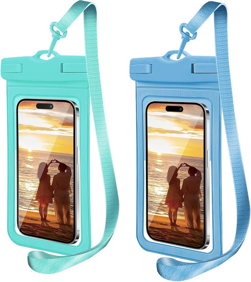 Waterproof Phone Case, Waterproof Phone Pouch for iPhone, Waterproof Cell Phone Dry Bag for Cruise Vacation Essentials, Large Waterproof Phone Hol...