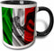 3dRose mug_204475_4 Italian Flag Design - Two Tone Black Mug, 11oz...