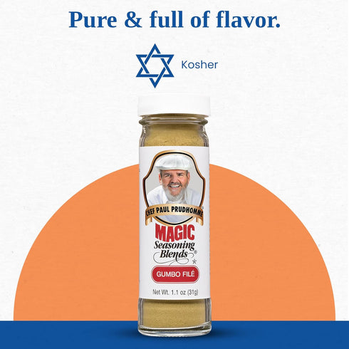 Chef Paul Magic Seasoning Blends Gumbo File | Authentic Gumbo Mix & Gravy Powder | Seasonings and Spices for Cooking Beef, Chicken & Seafood | Gra...