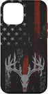 iPhone 12 mini American Flag Whitetail Deer Buck Hunting USA FLAG Hunter Case...