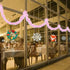 LOMIMOS 17 Ft Easter Christmas Tinsel Garland,Pink Glittering Decoration for Xmas Tree Party Wedding Supplies...