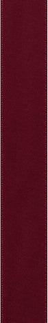 Berwick 329955 7/8" Wide Single Face Satin Ribbon, Sherry Red, 6 Yds...