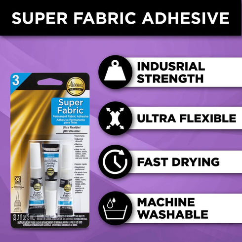 Aleene's Super Mini Pack Fabric Glue, Clear...