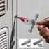 DURATECH 4 Way Sillcock Key with Bit, Multi-functional Water Key, Cross Key, 1-Pack, for Valve, Faucet, and Spigots...