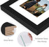 Golden State Art, 6x6 Picture Frame - Solid Wood with Tempered Glass - Square Picture Frame Display Photo 4x4 with Mat or 6x6 without Mat - Wall D...