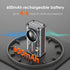 Portable Bluetooth Speaker with Lights, Transparent Wireless Mini Bluetooth Speaker with TWS, Perfect Small Speaker HD Sound and Bass for Office, ...