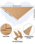 AWAYTR 3Pcs Floral Hair Bandanas Chiffon Head Kerchief for Women Girls Boho Hair Scarf Headband Bandana Daisy Lace Head Scarf (Solid Color - Beige...