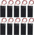 10Pcs 9V Battery Holder, 9 Volt Battery Holder with Switch, 9v Battery Case Connector Wire Spring Clip DIY Plastic Cell Batteries Container Power ...