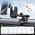 pop-tech Socket Phone Dashboard Mount: Suction Cup Cell Phone Holder fits Dash Windshield Window - Black Universal Car Mount Compatible for iPhone...