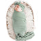 Konssy Baby Girl Newborn Receiving Blanket with Headband Set Baby Swaddle Nursery Swaddle Wrap(Light Green)...