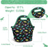 VASCHY Lunch Bag for Children, Neoprene Insulated Lunch Box Bag Tote with Detachable Adjustable Shoulder Strap in Cute Dinosaur...
