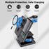 3 in 1 Magnetic Portable Wireless Charging Station for iPhone 15 Pro Max/14/13/12, Mag-Safe Charger Stand with 5000mAh Wireless Charger, Magnetic ...