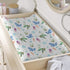 Colorful Sea Animals Changing Pad Cover Turtle Whale Jellyfish Sea Horse Weeds Sealife Diaper Change Table Sheets for Boys Girls Soft Stretch Chan...