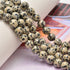 NCB 200pcs 4mm Loose Beads for Jewelry Making, Natural Semi Precious Beads Round Smooth Gemstones Spacer Beads Charms for Necklaces Bracelets (Dal...