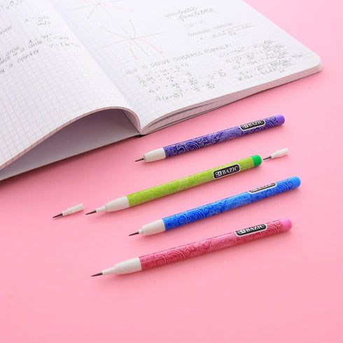 BAZIC Multi Point Pencil Paisley w/Latex Free Eraser, Non-Sharpening Multipoint Pencils Smooth Write for Drafting Drawing Sketching (8/Pack), 1-Pa...