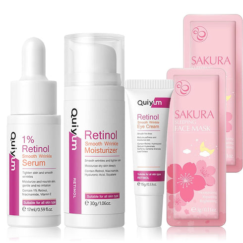 Retinol Serum for Face Skincare Set?Skin Care Sets, Skin Care Products Set Face Care Set?Anti Aging Women Gift Sets,Skin Care Routine Kit with Ret...