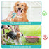 Pet Dog Bath Brush Gentle Soap Dispenser Massaging Bath Grooming Soft Silicone(Blue)...