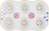 Pfaltzgraff Pink/Green Ceramic Muffin Tray, 12-Inch...