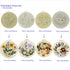 Bonroy 4 Sets Embroidery Kit for Beginners Art Craft Handy Sewing Include Embroidery Clothes with Pattern, Hoops, Instructions,Color Threads Needl...