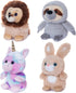 My OLi 5" Plush Toys Set Stuffed Animals Bundle of Fairy Tale Animal Toys Unicorn,Lion,Rabbit and Sloth Stuffed Animals Pack of 4 for Babies Kids ...