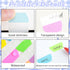 600Pcs/5 Packs Sticky Index Tabs Flags, Fluorescent Writable Sticky Index Tabs Self-stick File Tabs Flag Filing Tabs Page Markers Note Index Marke...