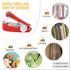 Sewing Machine Handheld Mini Stiching Machine Portable Hand Stitching Machine Tiny Single Stitch Sewer for Clothes (Red)......