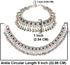 Efulgenz Indian Silver Tone Anklets Indian Jewelry Anklet Sets for Women Bollywood Crystal Faux Pearl Ghungroo Bell Anklets Wedding Bridal Anklet ...