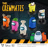 P.M.I. Stamps for Kids: 12 Among Us Toys with 16 Collectibles, Mini Figures for Party, Birthday, Gift & Decoration...