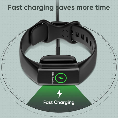 Charging Cable for Fitbit Charge 6 Replacement Charger (3.3ft, 2-Pack)...