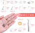 Hypoallergenic Earring Making Kit, Thrilez 3080Pcs Earring Supplies Kit includes Earring Hooks, Earring Backs, Jump Rings, Eye Pins, Earring Posts...