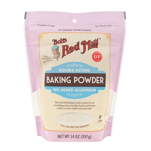Bob's Red Mill Baking Powder 14 oz (2 Pack) - Double Acting Baking Powder - No Added Aluminum - Baking Powder Double Pack (14 oz each, 28 oz total...