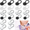 20 Pcs Shirt Collar Button Extenders, Elastic Collar Extenders for Mens Shirts, 5 Styles Dress Shirt Tie Neck Collar Button Expanders for Expandin...