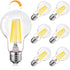 Energetic Dimmable A19 LED Edison Light Bulb, 12W Equivalent 100W, 1600LM High Brightness, 5000K Daylight, Clear Antique LED Filament Bulb for Hom...