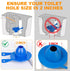 Toilet Flapper Replacement Kit, 2 Inch Universal Toilet Tank Flapper Fit for American Standard Kohler Fluidmaster Toto Gerber, Silicone Stopper Fl...
