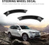 Keenso 2Pcs Car Interior Steering Wheel Carbon Fiber Decorative Decor Cover Trim for Stelvio/Giulia...