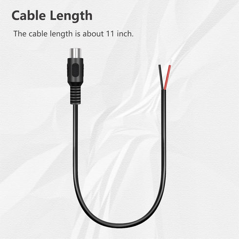 4 Pack RCA Female to Speaker Wire, RCA Female Plug Adapter Connector to Bare Wire Open End Audio Cable for Amplifier Audio Video Receiver Speakers...