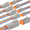 4 Pin Electrical Connector Waterproof Connector,Male and Female Way 16 AWG Wire Suitable for car Truck, Boat and Other Wire Connection (5 Pack) Gr...