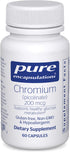 Pure Encapsulations Chromium (Picolinate) 200 mcg | Hypoallergenic Supplement for Healthy Lipid and Carbohydrate Metabolism Support* | 60 Capsules...